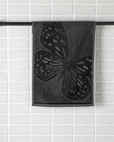 Papillion Кърпа За Ръце Жакардово кадифе 30x45 см Антрацит
