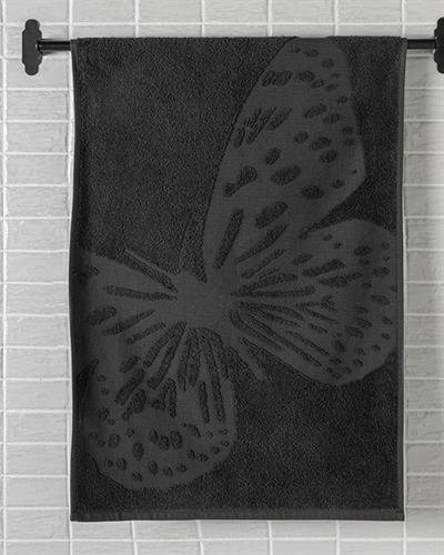 Papillion Кърпа За Лице Жакардово кадифе 50x80 см Антрацит