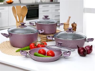 Paprika ТЕНДЖЕРА Единичен Гранит 26 cm Lilac.