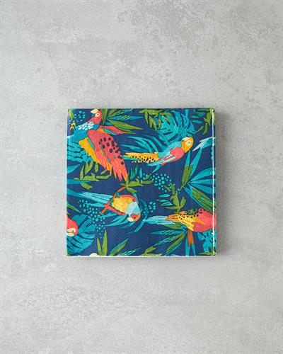 Parrot Хартиени Салфетки 20 бр. Хартия 33x33 см Черен