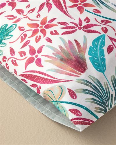 Parrot Fantasy Калъфка За Възглавница 2 бр. Мек памук с дигитална щампа 50x70 см Зелен