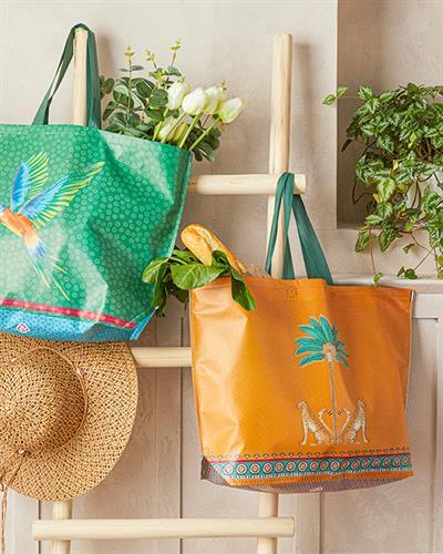 Parrot Paradise Чанта За Пазаруване 54,5x38 cm Зелен