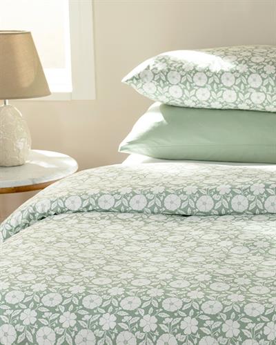 Parterre Спално Бельо Компле Единичен Размер, Памучен, Зелено, 160 X 220 Cm