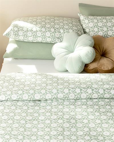 Parterre Спално Бельо Компле Единичен Размер, Памучен, Зелено, 160 X 220 Cm
