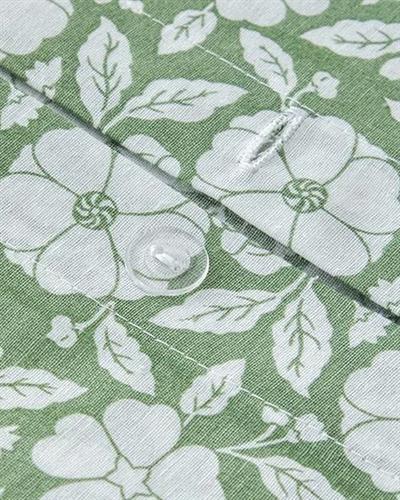 Parterre Спален Комплект Единичен Лесно за гладене 160x220 см Светлозелен