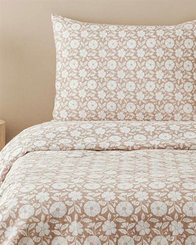 Parterre Спален Комплект Двоен Лесно за гладене 200x220 см Пепел от рози