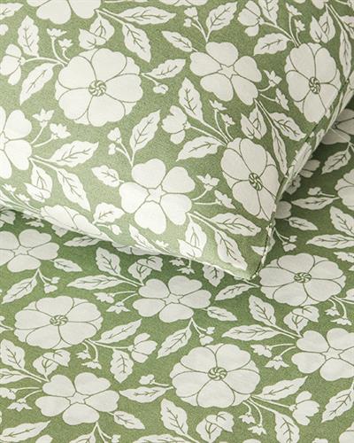 Parterre Спален Комплект Двоен Лесно за гладене 200x220 см Светлозелен