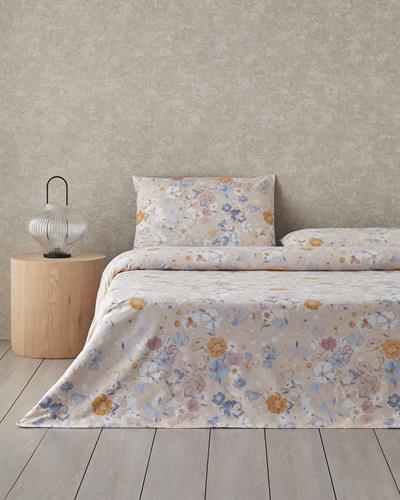 Спален Комплект Единичен Памук 160x220 см Розов - Оранжев