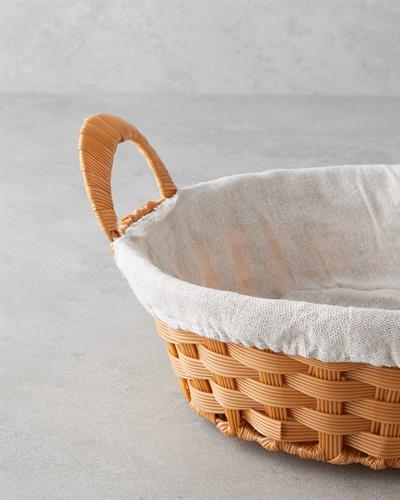 Pastoral Кошница За Хляб 3 бр. Пластмасов ратан 31x11,5 см Бежов