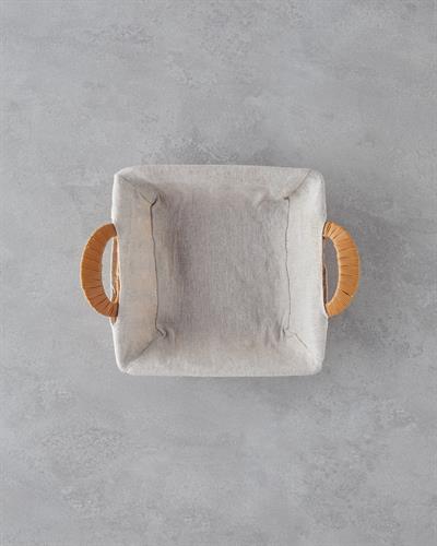 Pastoral Кошница За Хляб Пластмасов ратан 30x23x11,5 см Бежов