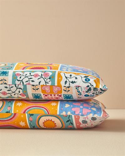 Patch Harmony Калъфка За Възглавница 2 бр. Лесно за гладене 50x70 см Розов