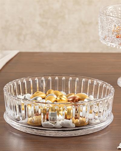 Patio Чиния За Презентация Стъкло, Прозрачен, 19 Cm