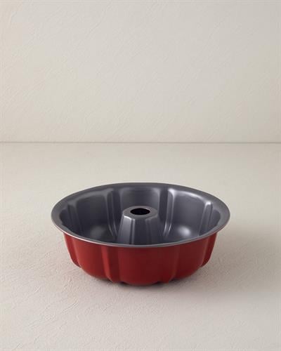 Patisserie Match Форма За Кекс 3 части Въглеродна стомана 25,5-25,5-26 см Червен