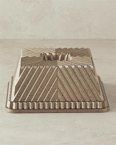 Patisserie Square Форма За Кекс Алуминиева отливка 22 см Златен-Сребърен