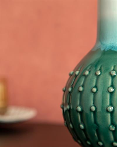 Paul Ваза 13x13x18.5 см Зелен