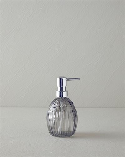 Pavia Дозатор За Течен Сапун За Баня Стъкло 9x9x16 см Антрацит