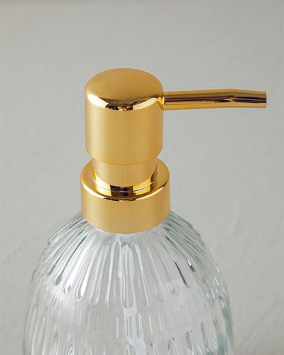 Pavia Дозатор За Течен Сапун За Баня Стъкло 9x9x16 см Прозрачен