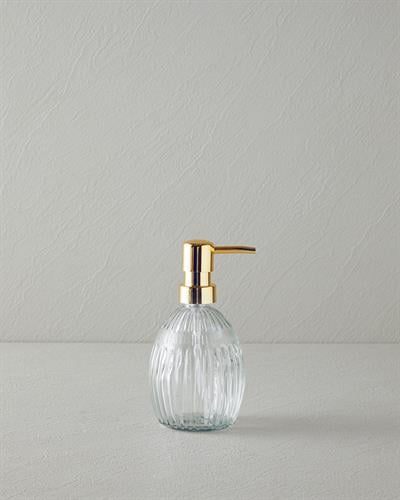 Pavia Дозатор За Течен Сапун За Баня Стъкло 9x9x16 см Прозрачен
