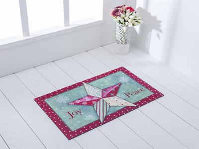 Peace Star ИЗСТРИВАЛКА Отпечатано 45x75 cm Red