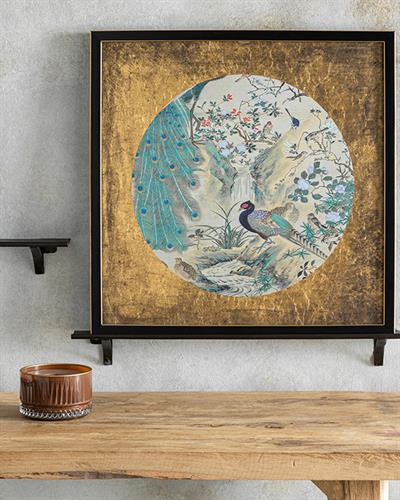 Peacock Таблица Златисто, 40 X 40 Cm