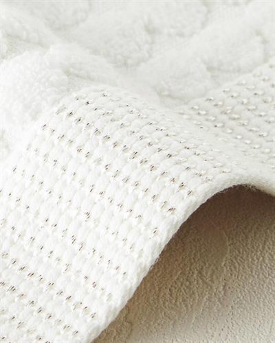 Pearl Кърпа За Ръце Брокатен Памучен 30x45 см Екрю