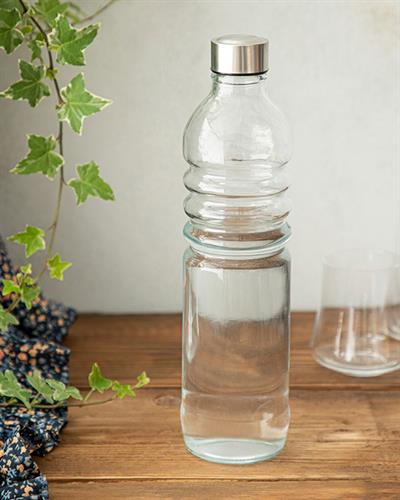 Pearly Glass Bottle 1250 ml Transparent