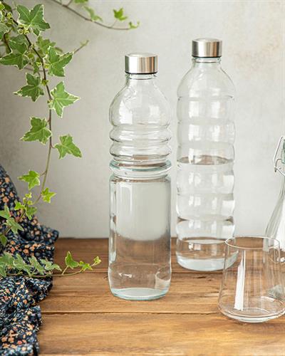 Pearly Glass Bottle 1250 ml Transparent