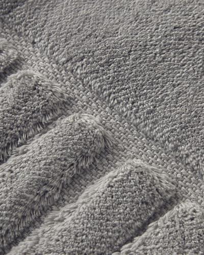 Pearly Комплект Постелки За Баня Памучен 60x90 + 40x60 см Светлосив