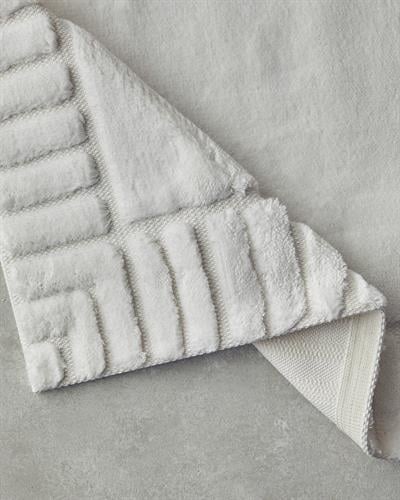 Pearly Комплект Постелки За Баня Памучен 60x90 + 40x60 см Екрю