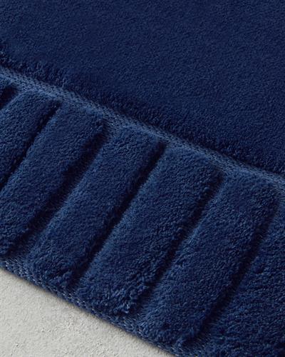 Pearly Комплект Постелки За Баня Памучен 60x90 + 40x60 см Морскосин