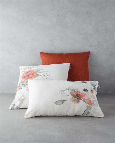 Pebble Декоративна Възглавница 45x45 см Екрю