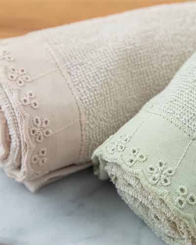 Peggy Комплект Кърпи За Ръце 3 Бр., Памучен, Екрю-Бежово, 30 X 40 Cm