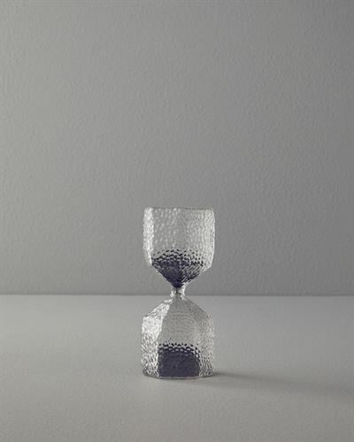 Pentagonal Пясъчен Часовник 15 мин. Стъкло 6,5x6,5x15 см Черен