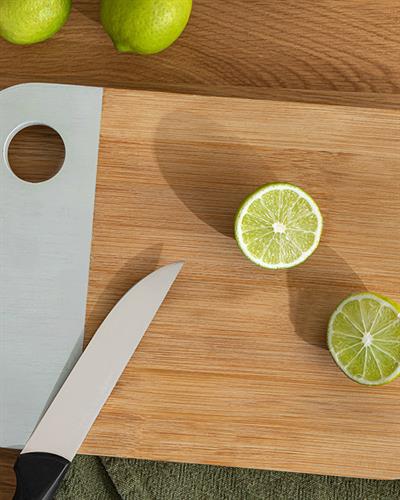 Peony Дъска За Рязане Бамбук, Кремово, 25 X 18 Cm