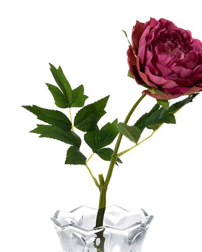 Peony Изкуствено Цвете 45 см Пепел от рози