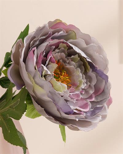 Peony Изкуствено Цвете 45 см Светловиолетов