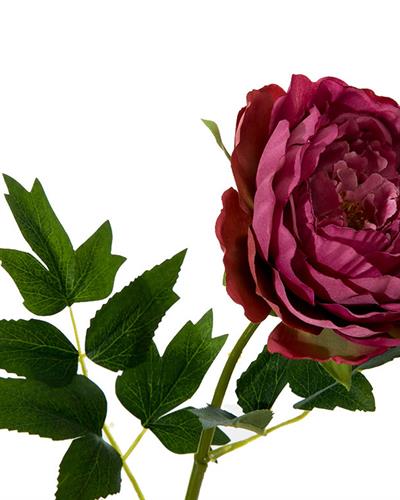 Peony Изкуствено Цвете 45 см Пепел от рози
