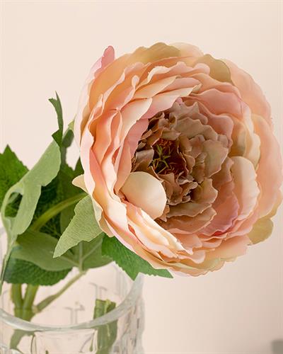 Peony Изкуствено Цвете 45 см Светлорозов