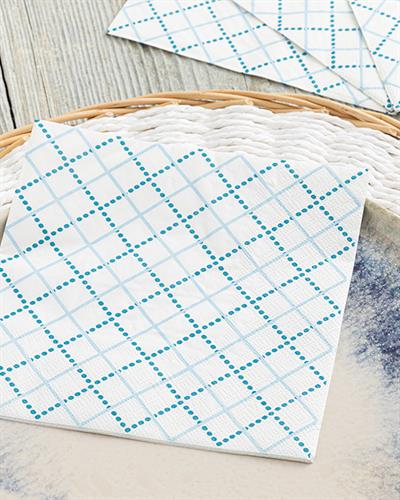 Pepa Хартийни Салфетки 20 Бр., Хартия, Синьо, 33 X 33 Cm