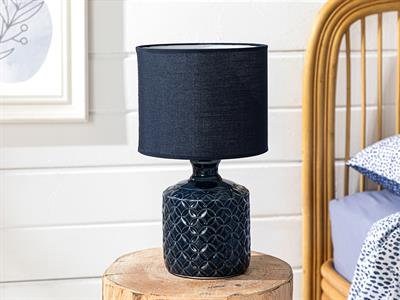 Pera Абажур Тъмно Синьо, 25 X 25 X 42 Cm