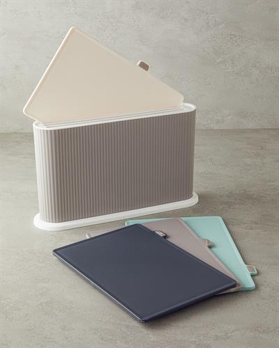 Дъска За Рязане Кръгъл Пластмаса Сив