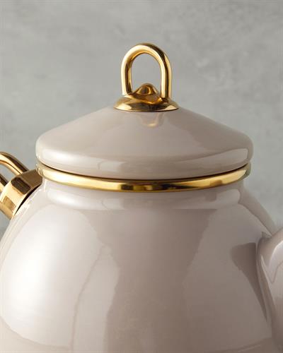 Perro Чайник Мини Емайлиран 0,50 л + 1,1 л Бежов