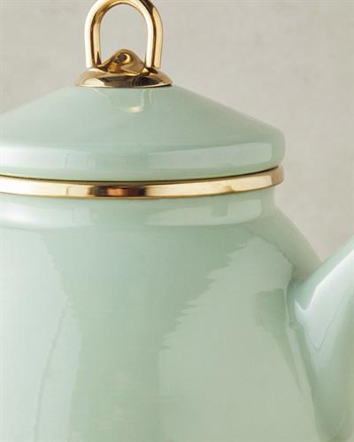 Perro Чайник Емайлиран 1,1 Литра + 2,3 Литра Светла мента