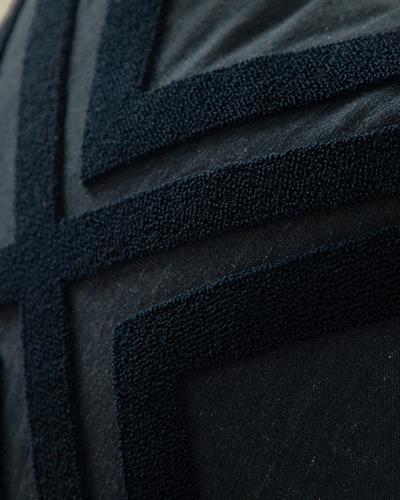 Petale Декоративна Калъфка За Възглавница Punch Бродиран, Индиго, 45 X 45 Cm