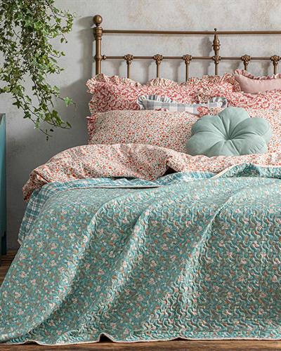 Petit Bouquet Многофункционално По Двоен Размер, Селедон, 200 X 220 Cm