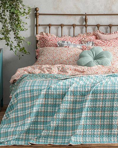 Petit Bouquet Многофункционално По Двоен Размер, Селедон, 200 X 220 Cm