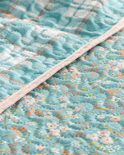 Petit Bouquet Многофункционално По Двоен Размер, Селедон, 200 X 220 Cm