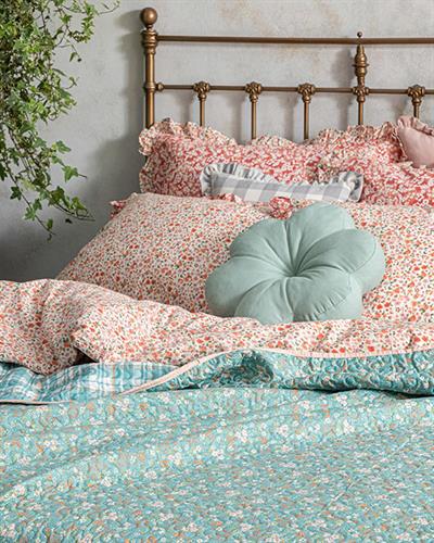 Petit Bouquet Многофункционално По Двоен Размер, Селедон, 200 X 220 Cm