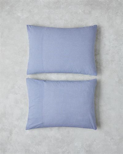 Petit Check Калъфка За Възглавница 2 бр. Памучен 50x70 см Зелен - Син