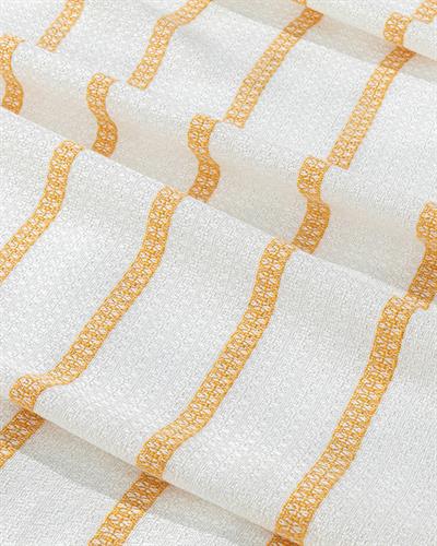 Petite Daisies Одеяло Пике Двоен Вискоза с багрени нишки 200x220 см Жълт